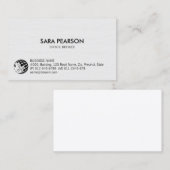 ストックブローカー投シンプル資 名刺 (正面/裏面)