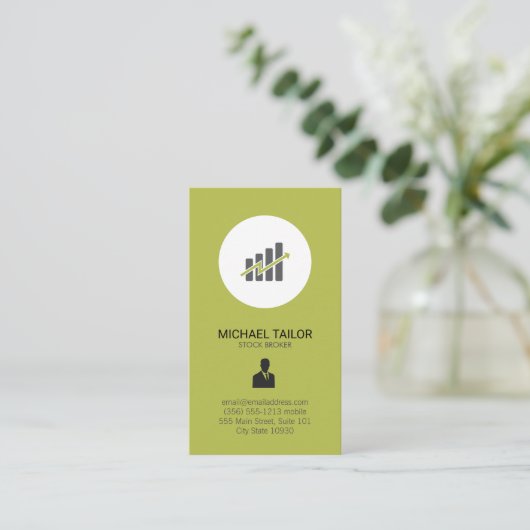 ストックブローカー 名刺 (スタンド正面)