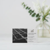 ストックブローカー | 投資 | データアナリスト 名刺 (スタンド正面)