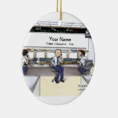 ストックブローカー – 男性 セラミックオーナメント (右)