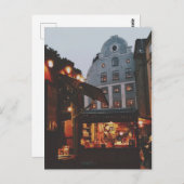 ストックホルムのクリスマスマーケット ポストカード (正面/裏面)