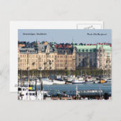 ストックホルムのストランドヴァーゲン写真左… ポストカード (正面/裏面)