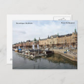 ストックホルムのストランドヴァーゲン写真左… ポストカード (正面/裏面)