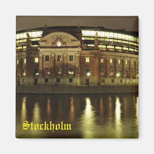 ストックホルムの国会議事堂(Riksdagshuset) マグネット (正面)