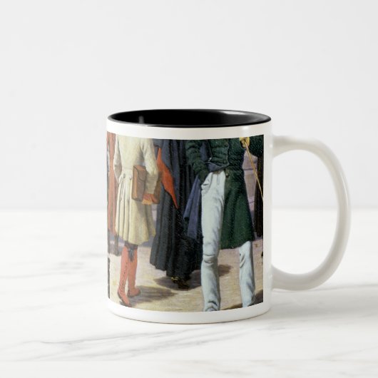 ストックホルムの通り場面 ツートーンマグカップ (右)