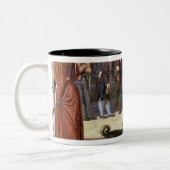 ストックホルムの通り場面 ツートーンマグカップ (左)