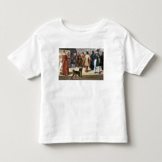 ストックホルムの通り場面 トドラーTシャツ (正面)