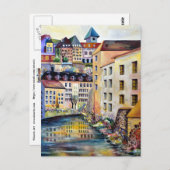 ストックホルムガムラスタンオールドタウン ポストカード (正面/裏面)