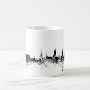 ストックホルムスウェーデンのスカイライン コーヒーマグカップ