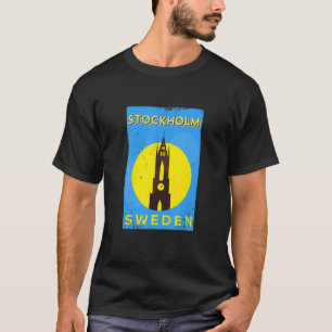 ストックホルムスウェーデンのリダーホルメンヴィンテージSo Tシャツ