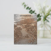 ストックホルムスウェーデンシティビュースカイ ポストカード (スタンド正面)