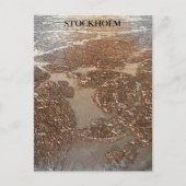 ストックホルムスウェーデンシティビュースカイ ポストカード (正面)