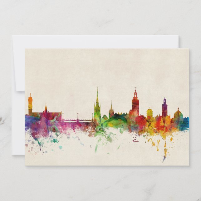 ストックホルムスウェーデンスカイライン (正面)