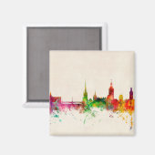 ストックホルムスウェーデンスカイライン マグネット (正面/裏面)