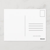 ストックホルムスウェーデン旅行はがき ポストカード (裏面)