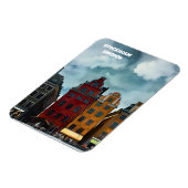 ストックホルムスウェーデン旅行アートヴィンテージ磁石 マグネット (左側)