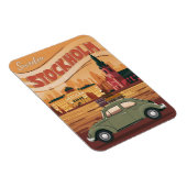 ストックホルムスウェーデン旅行ヴィンテージギフトとお土産 マグネット (右側)