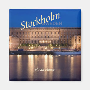 ストックホルムスウェーデン旅行写真の冷蔵庫用マグネット マグネット