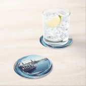 ストックホルムスウェーデン旅行 ラウンドペーパーコースター (インサイチュ)