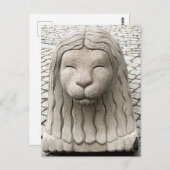 ストックホルムスウェーデン石獅子像オールドタウン写真 ポストカード (正面/裏面)