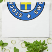 ストックホルムスウェーデン キッチンタオル (折り畳み)