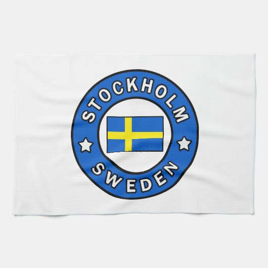 ストックホルムスウェーデン キッチンタオル (横)