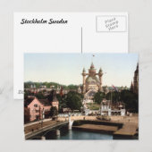 ストックホルムスウェーデン ポストカード (正面/裏面)