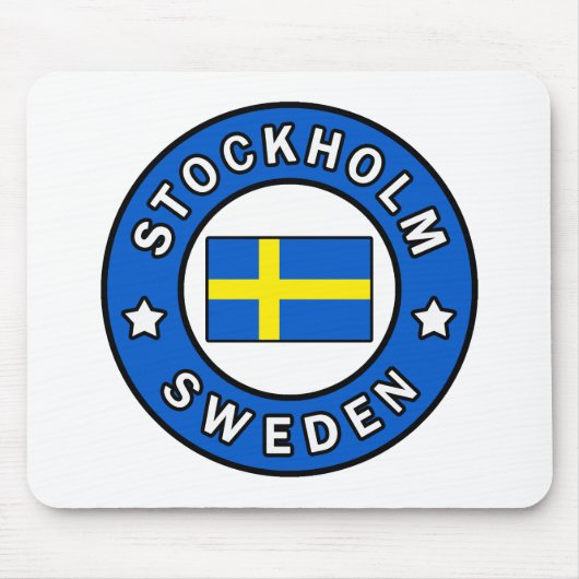 ストックホルムスウェーデン マウスパッド (正面)