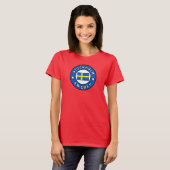ストックホルムスウェーデン Tシャツ (正面フル)