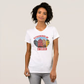 ストックホルムスウェーデン Tシャツ (正面フル)