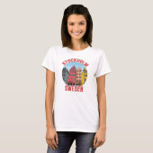 ストックホルムスウェーデン Tシャツ (正面フル)