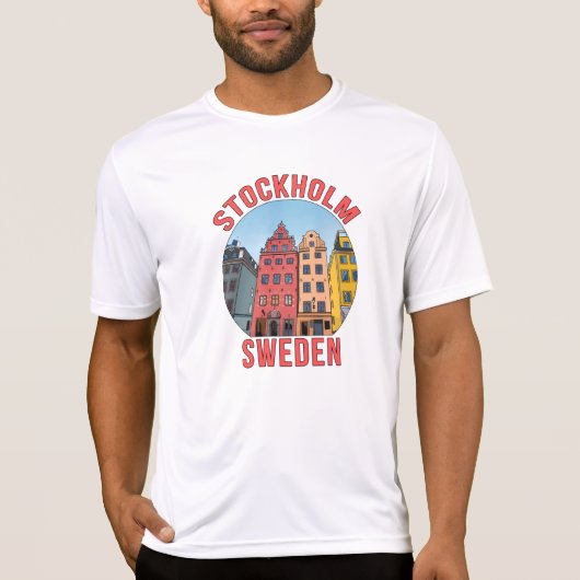 ストックホルムスウェーデン Tシャツ (正面)