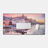 ストックホルムマ凍っていリアベジェ デスクマット (キーボード&マウス)