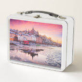 ストックホルムマ凍っていリアベジェ メタルランチボックス (正面)