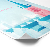 ストックホルムヴィンテージ旅行ポスター ポスター (角)