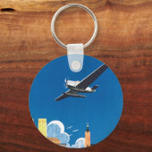 ストックホルム上空 キーホルダー (正面)