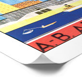 ストックホルム上空 ポスター (角)