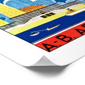 ストックホルム上空 ポスター (角)