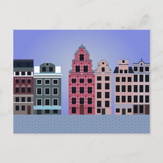 ストックホルム付きポストカード ポストカード (正面)