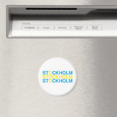 ストックホルム国旗 マグネット (インサイチュ (食洗機))