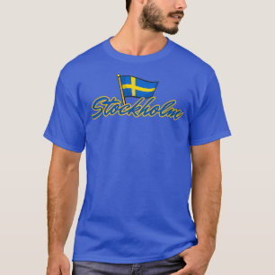 ストックホルム国旗 Tシャツ
