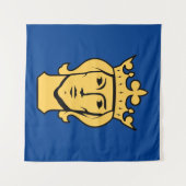 ストックホルム市国旗のスウェーデンの記号 タペストリー (正面(横))