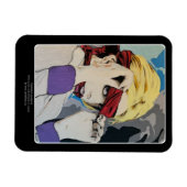 ストックホルム症候群 絵画をプリントした マグネット (横)