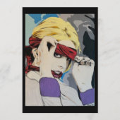 「ストックホルム症候群」絵画 小規模プリント 招待状 (正面)