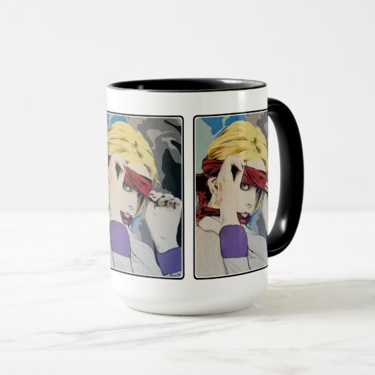 ストックホルム絵を描症候群の マグカップ (正面右)