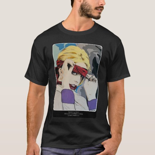 ストックホルム絵を描症候群の Tシャツ (正面)
