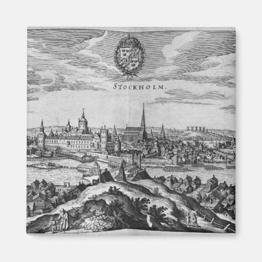 ストックホルム表示 マグネット (正面)