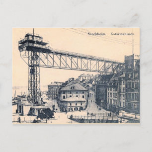 ストックホルム、カタリナヒッセンのエレベーター、1919、ポス ポストカード