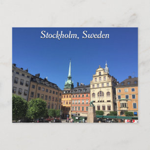 ストックホルム、スウェーデンのはがき ポストカード