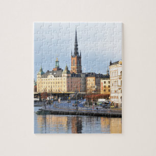 ストックホルム、スウェーデンのGamla Stan ジグソーパズル